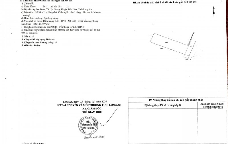 Bán đất tặng nhà cấp 4 tại mặt tiền đường ĐT 821, xã Lộc Giang, huyện Đức Hòa, tỉnh Long An.  ( nay là xã An Ninh, tỉnh Tây Ninh)